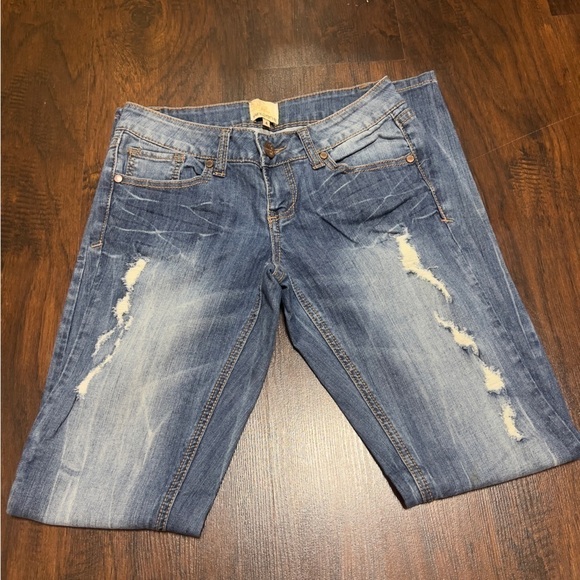 ARDEN B women’s distressed Cropped Pants Size 4 26 x 31 EUC vintage Y2K fashion - Picture 9 of 11